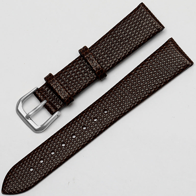 Wholesale Lizard Pattern Head Layer Cowhide Waterproof Watch Straps